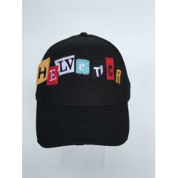 HELVETICA CASQUETTE PUZZLE BLACK